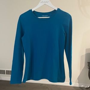 Bundle of 2 Lord & Taylor Essential Long Sleeve Crew Neck Tee's